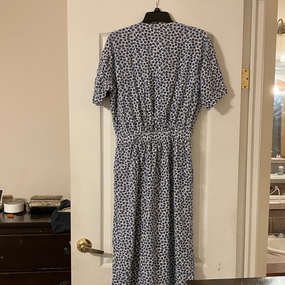 Calvin Klein Sport : Blue and White short Sleeve Dress With Pockets! - Picture 4 of 4